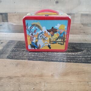 Looney Tunes Rodeo Lunch Box Limited Edition Hallmark school days 1998 #2E/8372